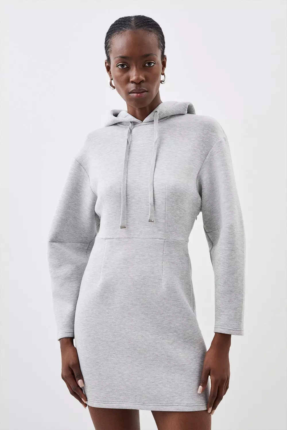 Grey hoodie 2024 dress womens